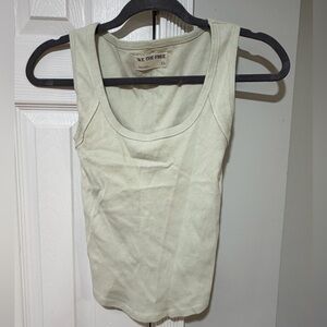 We The Free Light Green Tank Top